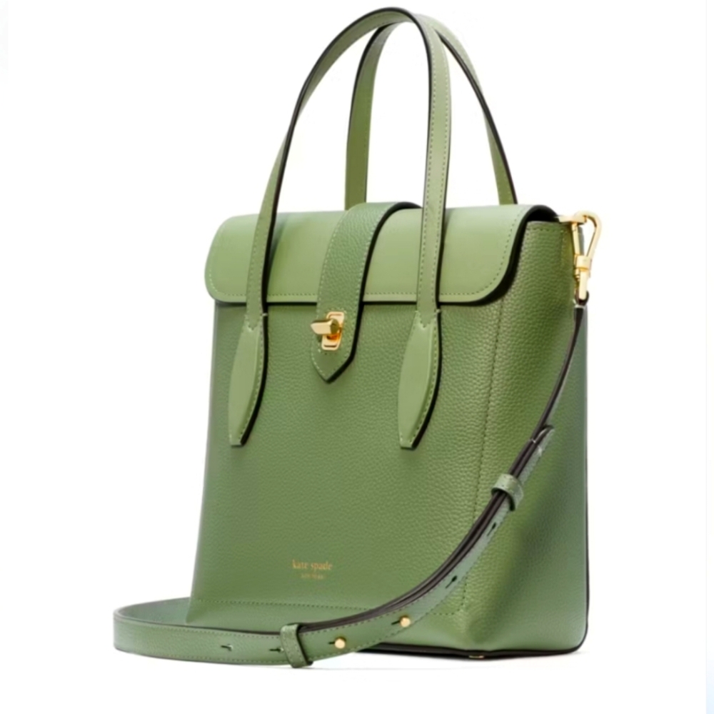 Kate♠️Spade Green Leather Tote Bag